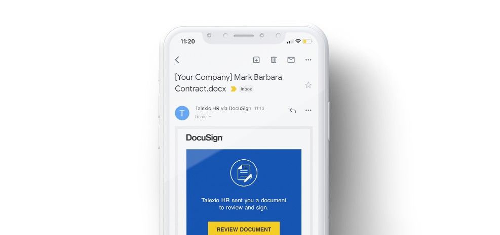 Save time with automatically generated contracts and digital signatures